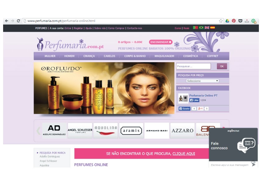Gerir Pequeno perfumaria