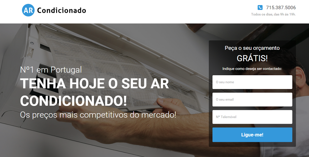 Gerir Pequeno ar condicionado